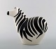 Lillemor Mannerheim, Zebra, Arabia for WWF in stoneware.
