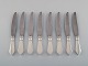 Georg Jensen Continental 8 dinner knife, silverware, hand hammered.
