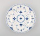 Royal Copenhagen Blue fluted half lace lunch plate.
