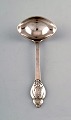 Evald Nielsen number 6, sauce spoon in full silver.
