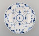 A set of 6 Royal Copenhagen Blue Fluted Full Lace Deep Plates # 1/1078.
