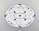 Royal Copenhagen Blue Fluted Half Lace serving dish # 1/533
