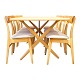 Hans J. Wegner; AT303 spisebord i eg