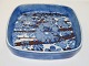 Royal Copenhagen Baca faience
Blue square dish