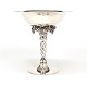 A Georg Jensen sterlingsilver grape tazza. #263B. H: 19cm. D: 18,4cm. W: 600gr