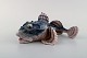 Very rare Royal Copenhagen Art Nouveau Fish Sculpin # 371.