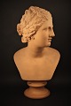 Old terracotta bust made by Peter Ibsen (1880-1915)
H:49cm. W:27cm.