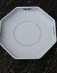 Gemina porcelæn, 6-kantede fade med kant 24cm