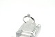 Ladies ring with a brilliant in 14 carat white gold
Size 54
