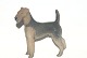 Royal Copenhagen Airedale terrierweb 8165