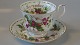 Coffee cup with saucer "December" Royal Albert MonthlyEnglish StelFlower motif: Christmas RoseSOLD