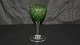 White wine glass Green # Antique glass from Holmegaard Glasværk.SOLD