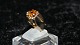 Elegant lady ring with Orange stone 14 carat gold
Size 53