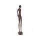 Small woodcut figure by Otto Pedersen, Odense, Denmark, 1902-95. Signed. H: 26cm