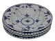 Blue Fluted Full LaceSmall soup plate 22.8 cm. #1079 from before 1923