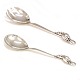 Georg Jensen Magnolia Salatbesteck, Sterlingsilber #84. L: 21,5cm. G: 154gr