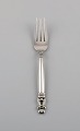 Georg Jensen Acorn dinner fork in sterling silver. One pcs in stock.
