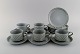 Jens H. Quistgaard (1919-2008) for Bing & Grøndahl / Nissen Kronjyden. Gray 
Cordial coffee service for five people. 1960s.
