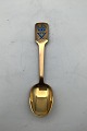 Anton Michelsen Commemorative Spoon Gilt Sterling Silver from 1970.