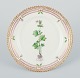 Royal Copenhagen Flora Danica plate. Hand-painted. 24-carat gold leaf.