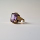 Guldring med Amethyst