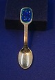 Michelsen Christmas coffee spoon 11cm 1987 of 
Danish gilt sterling silver