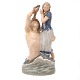 Royal Copenhagen 4187 Agnete and the Merman. H: 56cm. W: 28cm