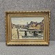 Einer Gross
Maleri af by 
med bro