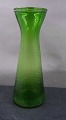 Antikkram 
præsenterer: 
Stort 
Hyacintglas, 
Zwiebelglas, 
Løg glas i 
grønt glas med 
netmønster 22cm