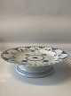 Blue Fluted Full Lace Cake Dish on Low Foot.Dimensions: Ø 23 X H 5.5 cm.SOLD