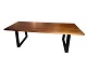 Dining Table - Plank Table - Solid Walnut - Oil Treated - Black Metal Frame
Excellent condition

