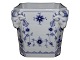 Blue Fluted 
Rare square 
flower pot from 
1894-1897
