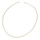 Aabenraa 
Antikvitetshandel 
præsenterer: 
Ole 
Lynggaard 14kt 
guld collier. 
Ledstr. 3x3mm. 
L: 71cm