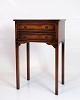 Antique Side 
Table With 2 
Drawers - 
Mahogany & 
Brass ...