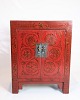 Antique Chinese 
Cabinet - 
Original 
Painted In Red 
With ...