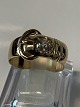 Statement ring with diamond, 18 caratSize: 69