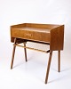 Side table / Nightstand - Teak - Drawer - Wicker shelf - 1960
Great condition

