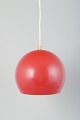 L'Art presents: 
Verner 
Panton: Topan 
pendant lamp in 
red lacquered 
metal