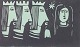 L'Art presents: 
Woodcut, 
Åke Holm, 
Sweden, c. 
1950s.