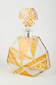 Swedish Art Deco decanter in crystal glass with silver mounting, 1920/30s.