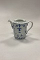 Danam Antik presents: Bing and Grøndahl Blue Fluted Hotel with Logo Coffee Pot No. 820