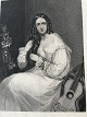 Ole Buus Larsen præsenterer: Litografi af Henry Cook - Portræt af Katherine Airlie 1844.