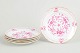 L'Art præsenterer: Meissen, "Pink Indian" sæt af fem frokosttallerkener.