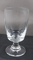 Almue clear glasses by Holmegaard, Denmark. Red wine or large white wine  glasses 13cm