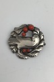 Danam Antik præsenterer: Georg Jensen Sterling Sølv Broche No. 123 (Koral) (1930 - 1945)