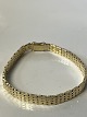 Brick Bracelet 7 Rows 14 Karat Gold Length 18.5 cm.