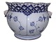 Blue Fluted Full Lace with gold edgeExtra large and very rare flower pot