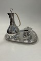 Danam Antik præsenterer: Georg Jensen Sterling Sølv Kaffesæt med bakke No 1015 Sigvard Bernadotte