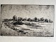 Radering af Ernst Zeuthen - Odense Å 1925-29.