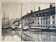 Radering af Emil Westman - Parti fra Christianshavns ...